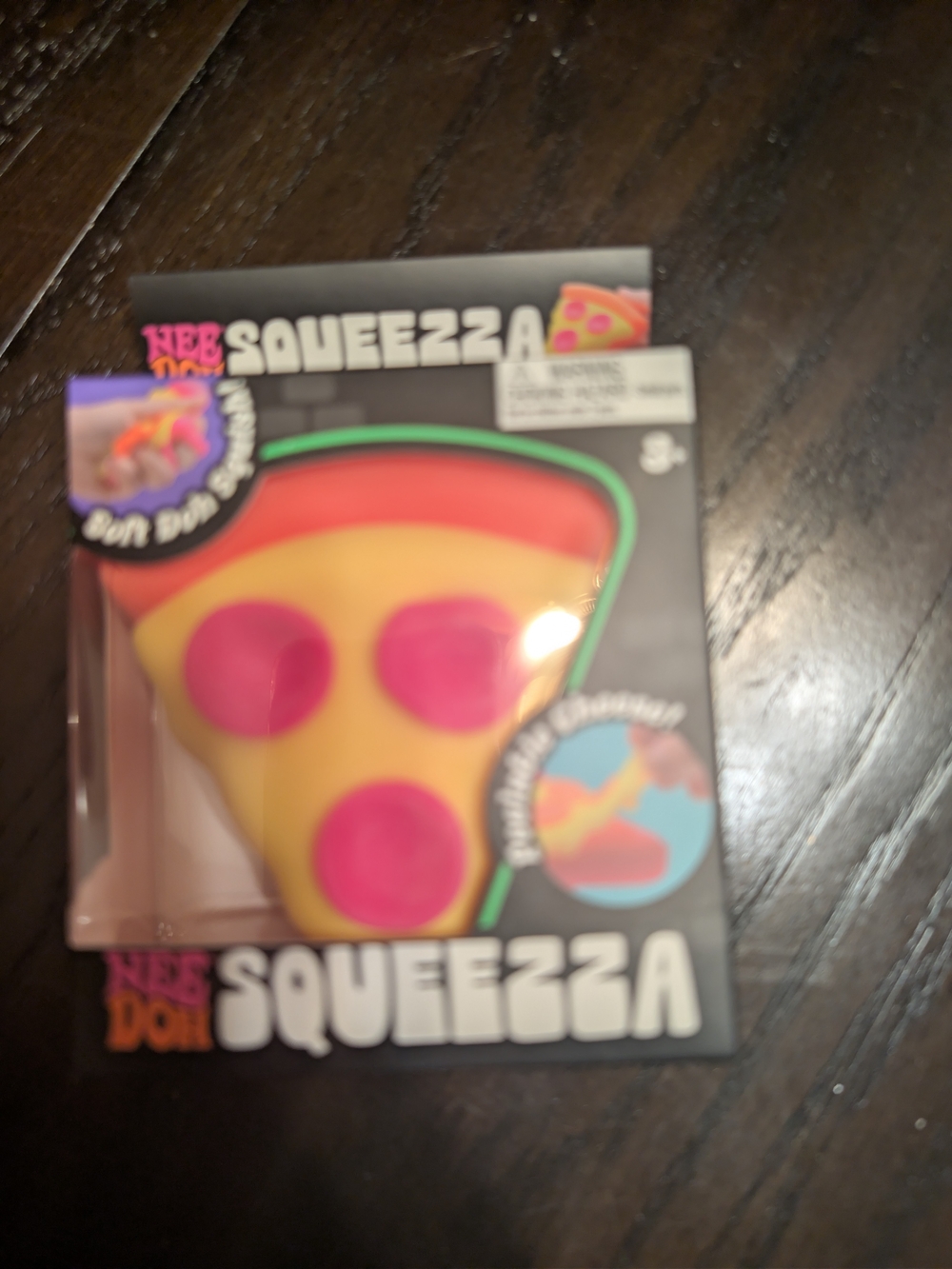 Pizza Slice Stress Toy - Yellow & Pink